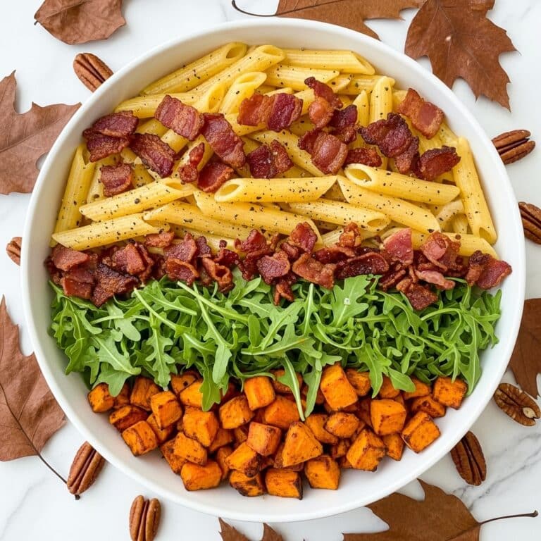 Sweet Potato & Bacon Pasta Salad Recipe