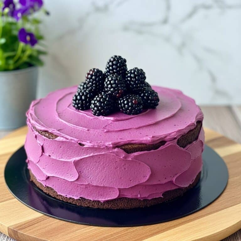 Blackberry Velvet Gothic Cake Recipe