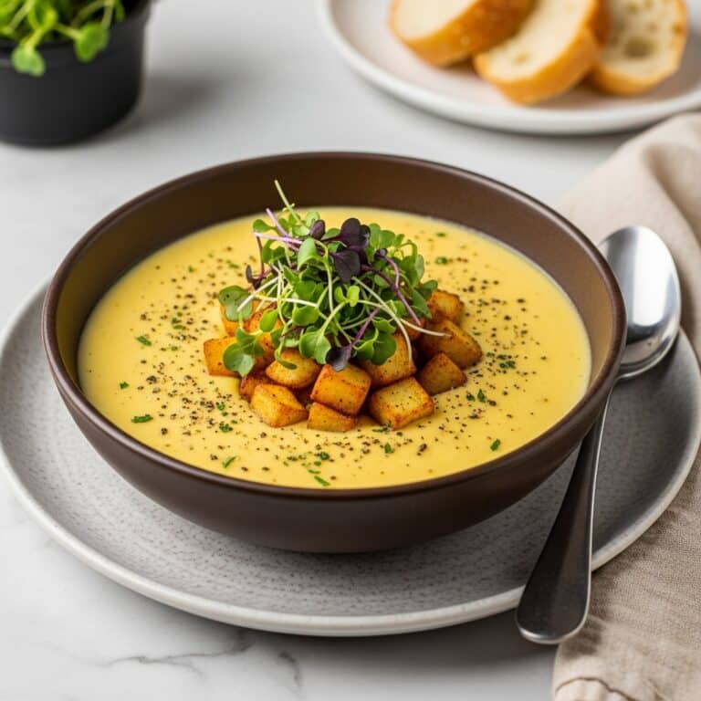 Cheddar Garlic Herb Potato Soup in 30 Minutes for the Ultimate Cozy Dinner Recipe