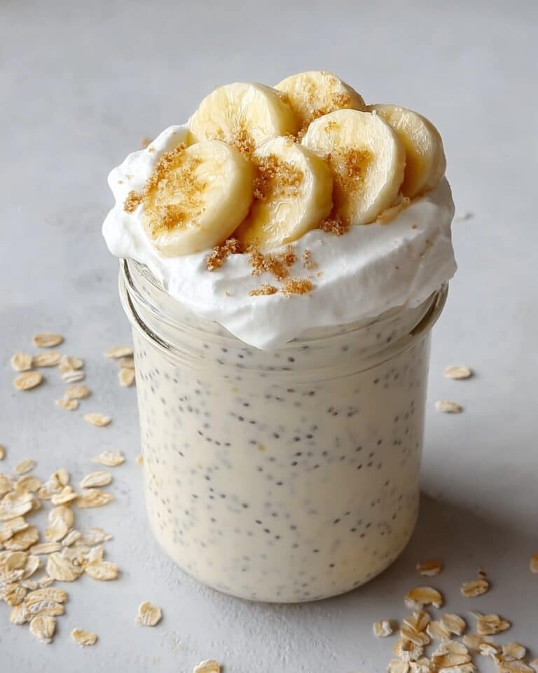 Banana Cream Pie Overnight Oats Recipe
