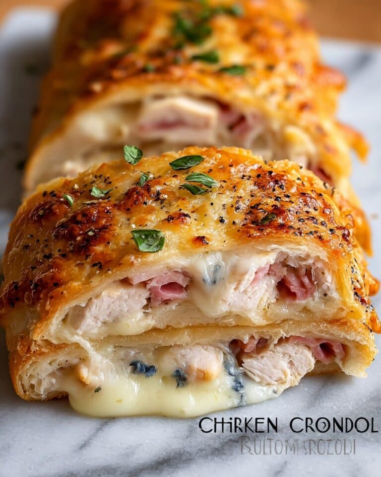 Chicken Cordon Bleu Stromboli Recipe
