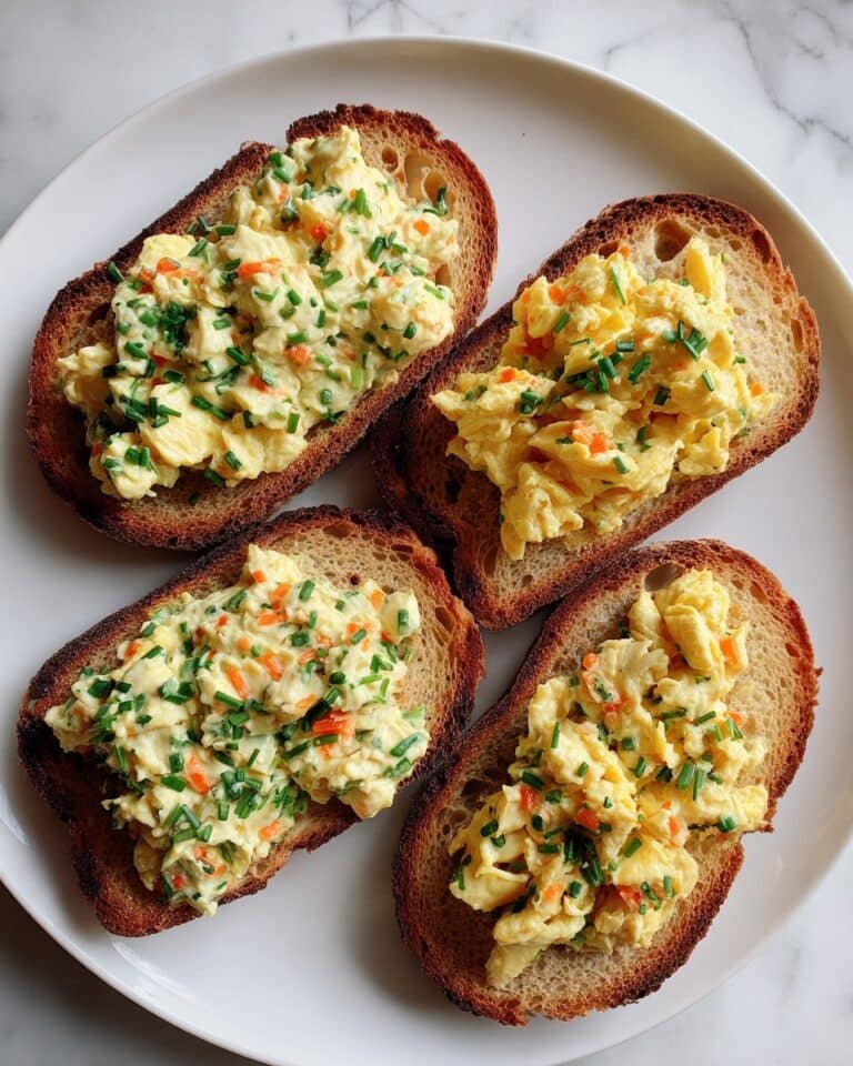 Garlic Butter Crab Toasts Recipe
