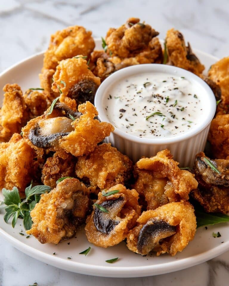 Air Fryer Ranch Mushrooms Recipe