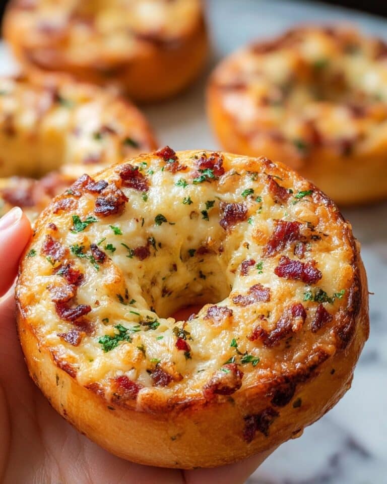 Quiche Stuffed Bagels Recipe