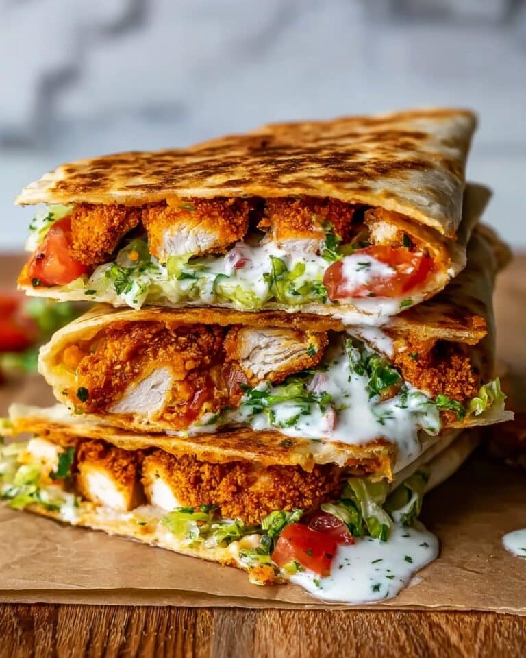 Healthy Chicken Crunch Wrap Recipe