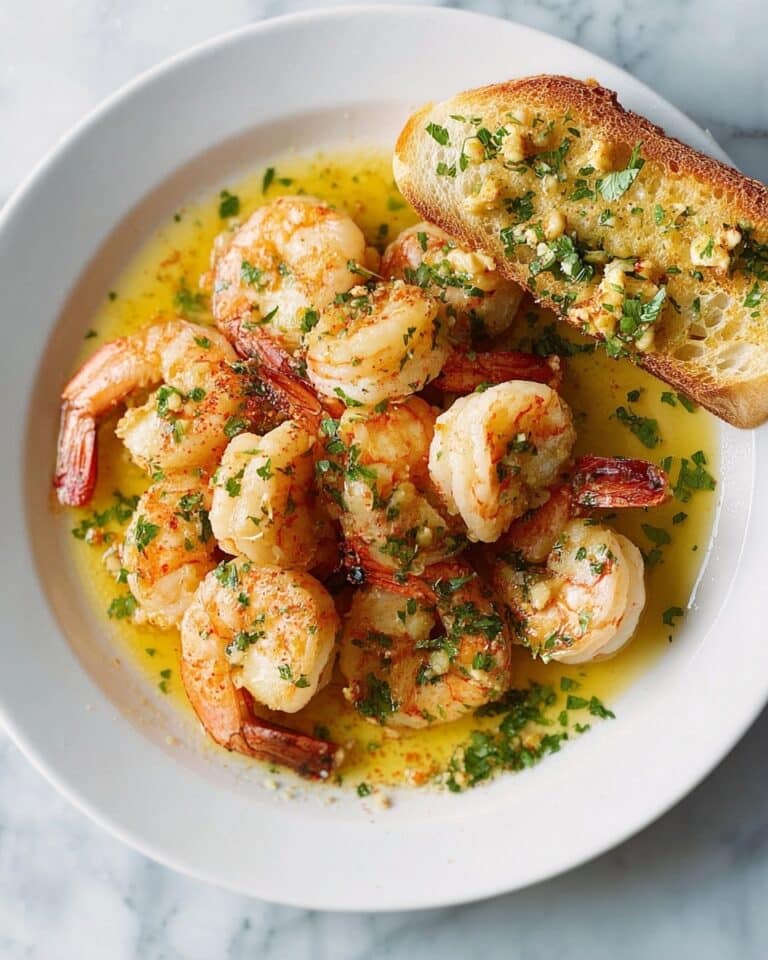 Shrimp Scampi Bowls with Garlic Bread Recipe