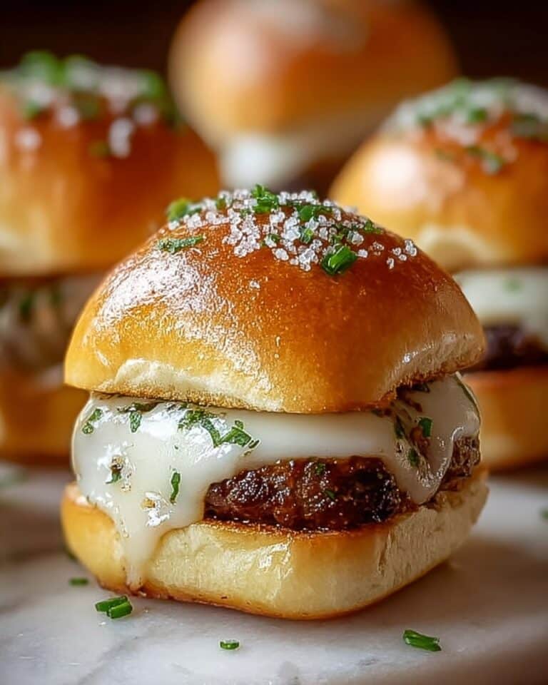 Irresistibly Juicy Garlic Parmesan Cheeseburger Bombs Recipe