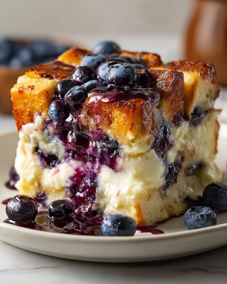 Blueberry Cream Cheese French Toast Casserole Recipe