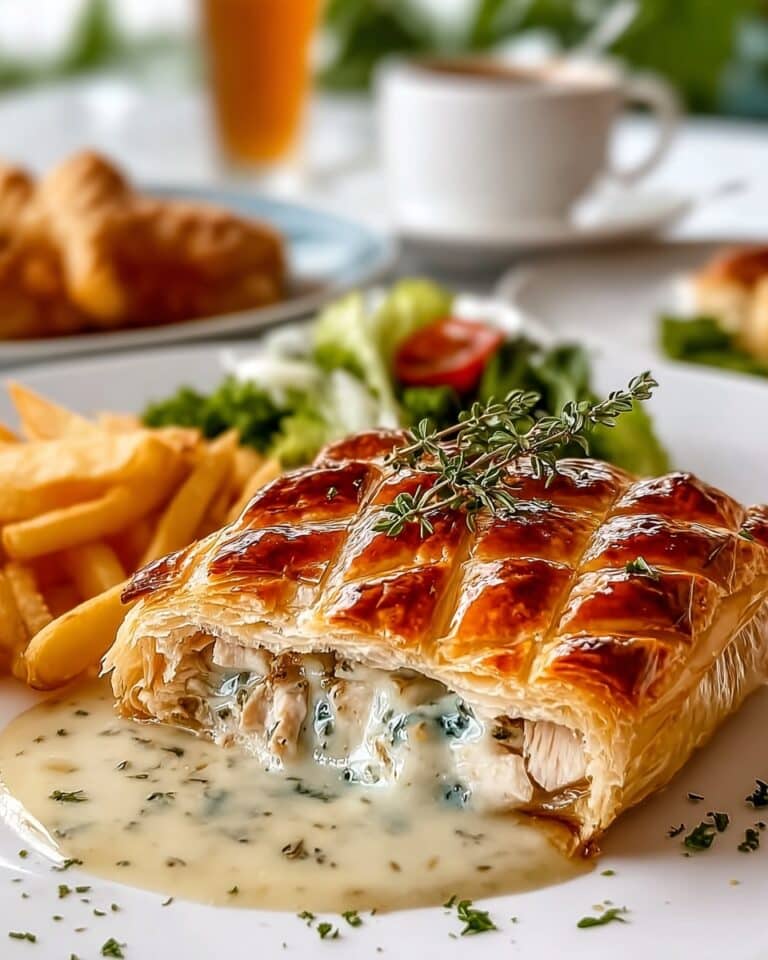 Creamy Chicken Wellington with Béchamel Sauce Recipe