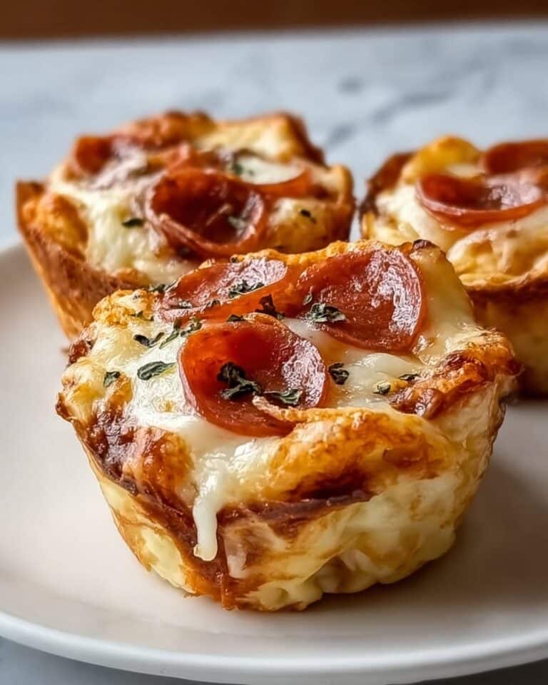 Mini Deep Dish Crescent Roll Pizzas Recipe