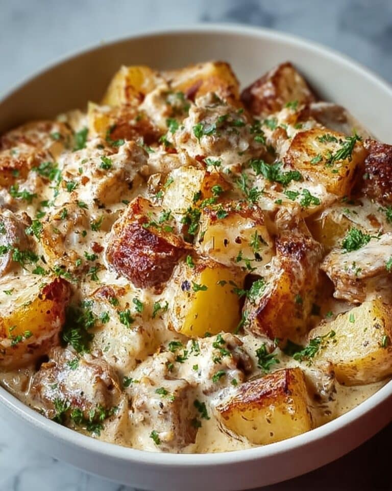 Garlic Parmesan Crockpot Chicken and Potatoes Recipe
