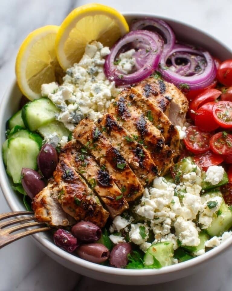 Low-Carb Greek Chicken Bowls Recipe