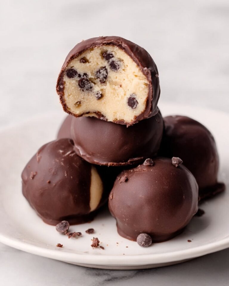 Chocolate Covered Cookie Dough Cookies Recipe