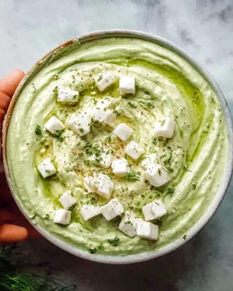 Green Goddess Whipped Feta Dip Recipe