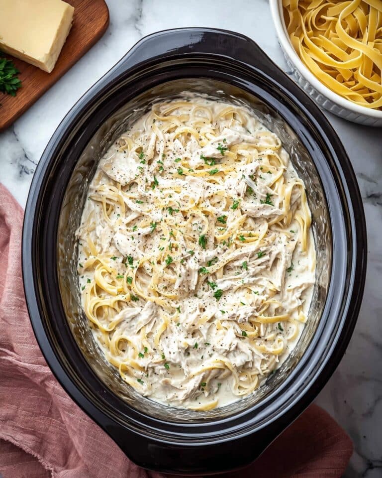 Slow Cooker Cottage Cheese Chicken Alfredo Recipe