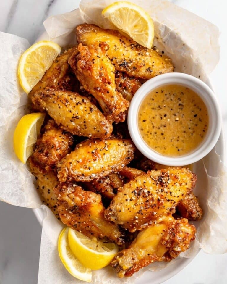 Honey Lemon Pepper Wings Recipe