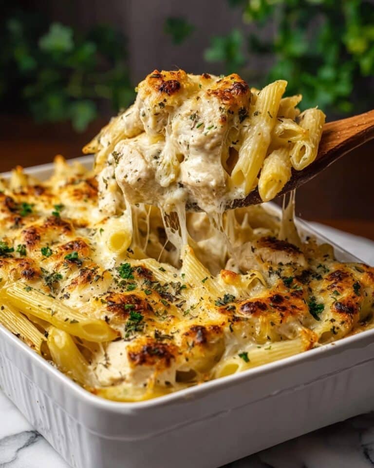 Banana Pepper Chicken Alfredo Bake Recipe