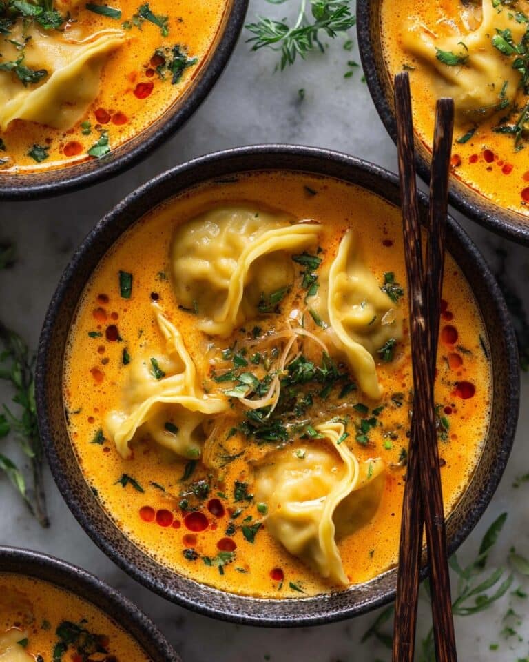 Quick Coconut Curry Soup with Dumplings Recipe