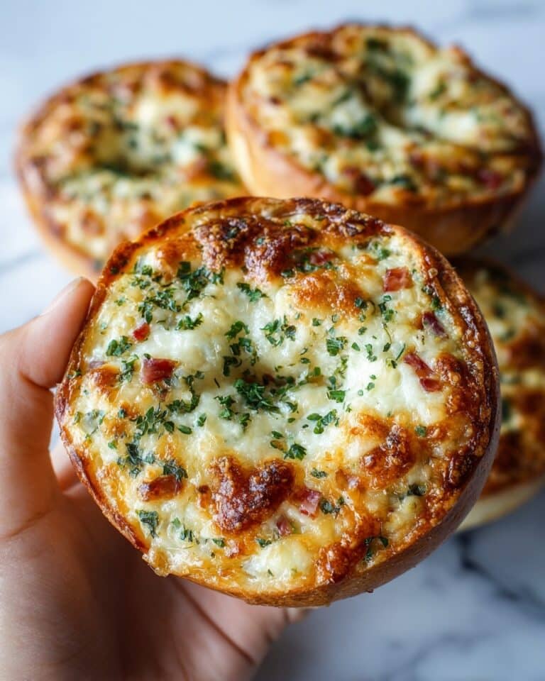Quiche Stuffed Bagels Recipe