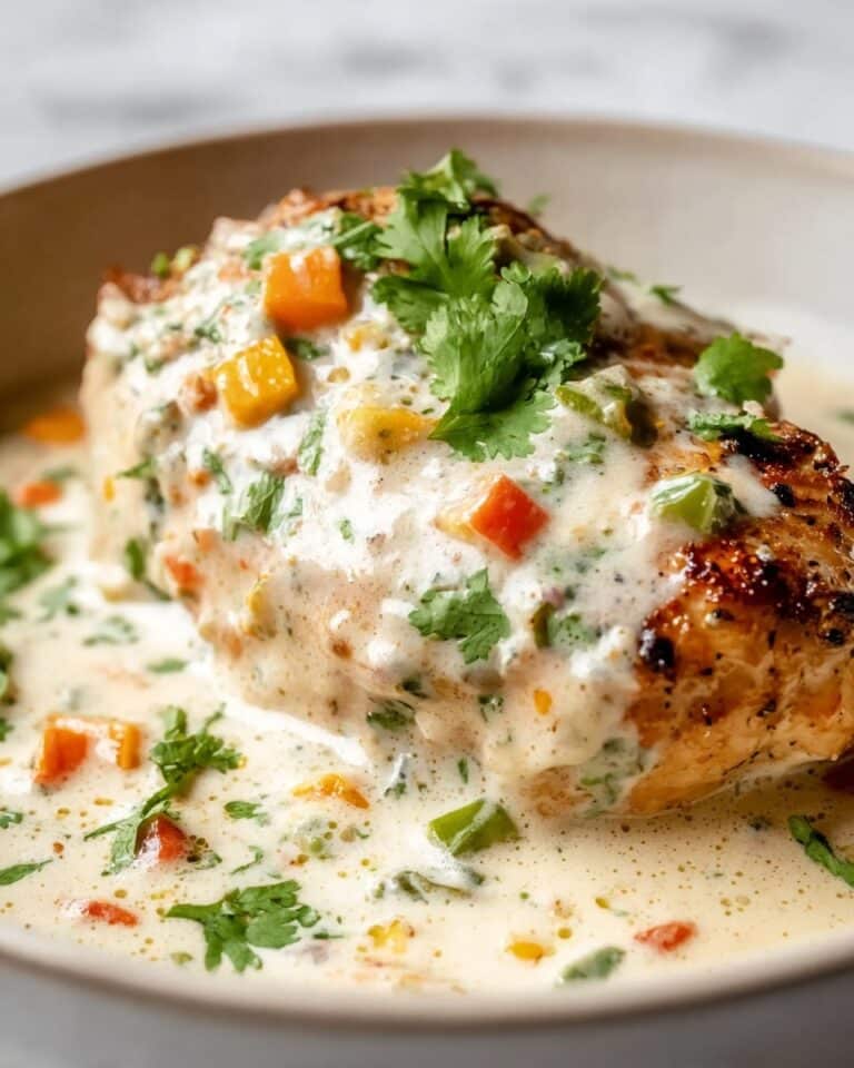 Easy Baked Queso Chicken Recipe
