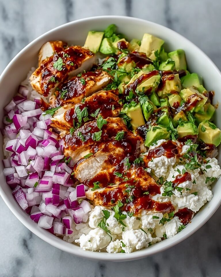 High Protein BBQ Chicken Cottage Cheese Bowl in 15 Minutes Recipe