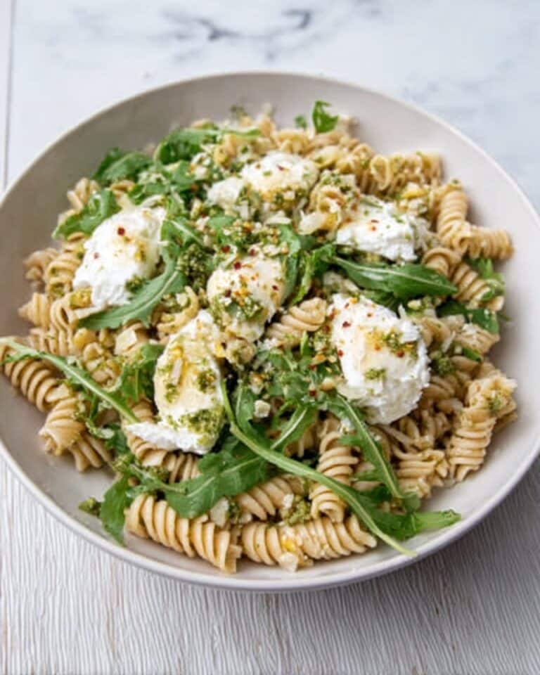 Lemon Burrata Pasta Salad Recipe